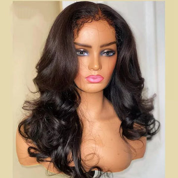 Type 4C Hairline Edges Wigs Body Wave 13x4 HD Lace Front Human Hair Wigs | Bosun Hair