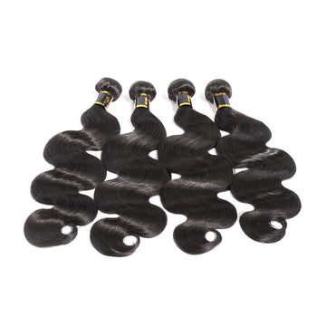 Bosun 4 Bundles Body Wave Human Hair Bundles Unprocessed Hair Weaves