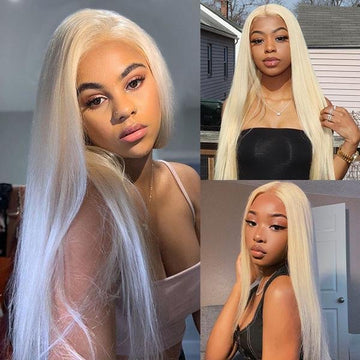 Bosun Hair 613 Honey Blonde Straight Hair 4x4 and 5x5 HD Lace Closure Wigs