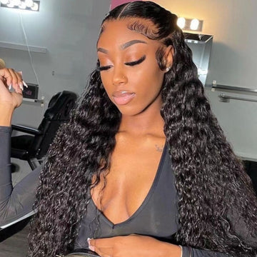 Bosun Hair 12A 3 Bundles Water Wave With 13x4 13x6 HD Lace Frontal