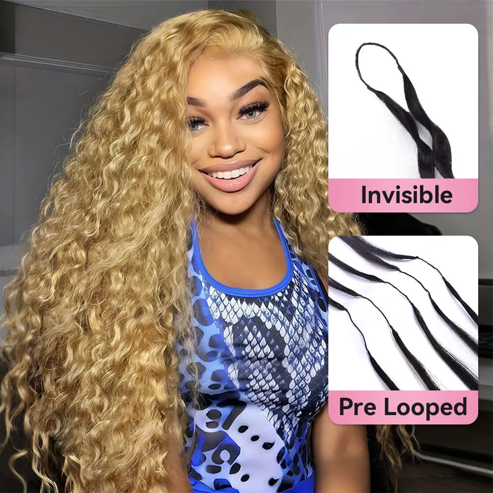 #27 Deep Wave Crochet Human Hair Extensions BOSUN HAIR