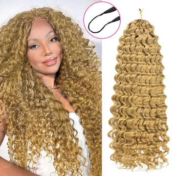 #27 Deep Wave Crochet Human Hair Extensions BOSUN HAIR