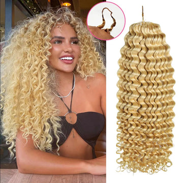 #613 Deep Wave Crochet Human Hair Extensions BOSUN HAIR