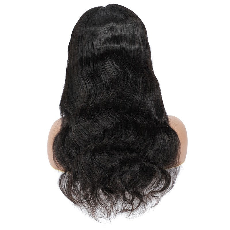 BOSUN HAIR Body Wave Tpart Wig Human Hair Natural Black Color Lace Part Wig with Natural Hairline