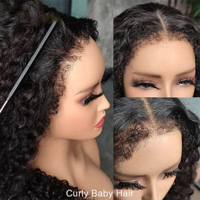 Deep Wave 4C Hairline Edges Wigs 13x4 HD Lace Front Human Hair Wigs | Bosun Hair