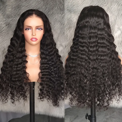 BOSUN HAIR Wear & Go Loose Deep Lace Wigs Glueless Pre Cut HD Lace Wigs Beginner Friendly