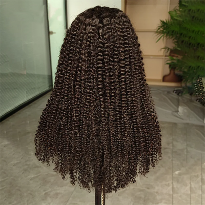 Bosun Hair Wear Go Kinky Curly Lace Front Wigs Pre Cut Lace with Natural Hairline Glueless Wigs