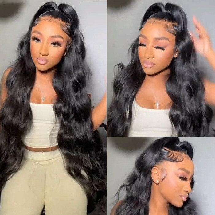 Wear Go Body Wave Lace Front Wigs Pre Cut HD Lace Glueless Wig Natural Hairline | Bosun Hair