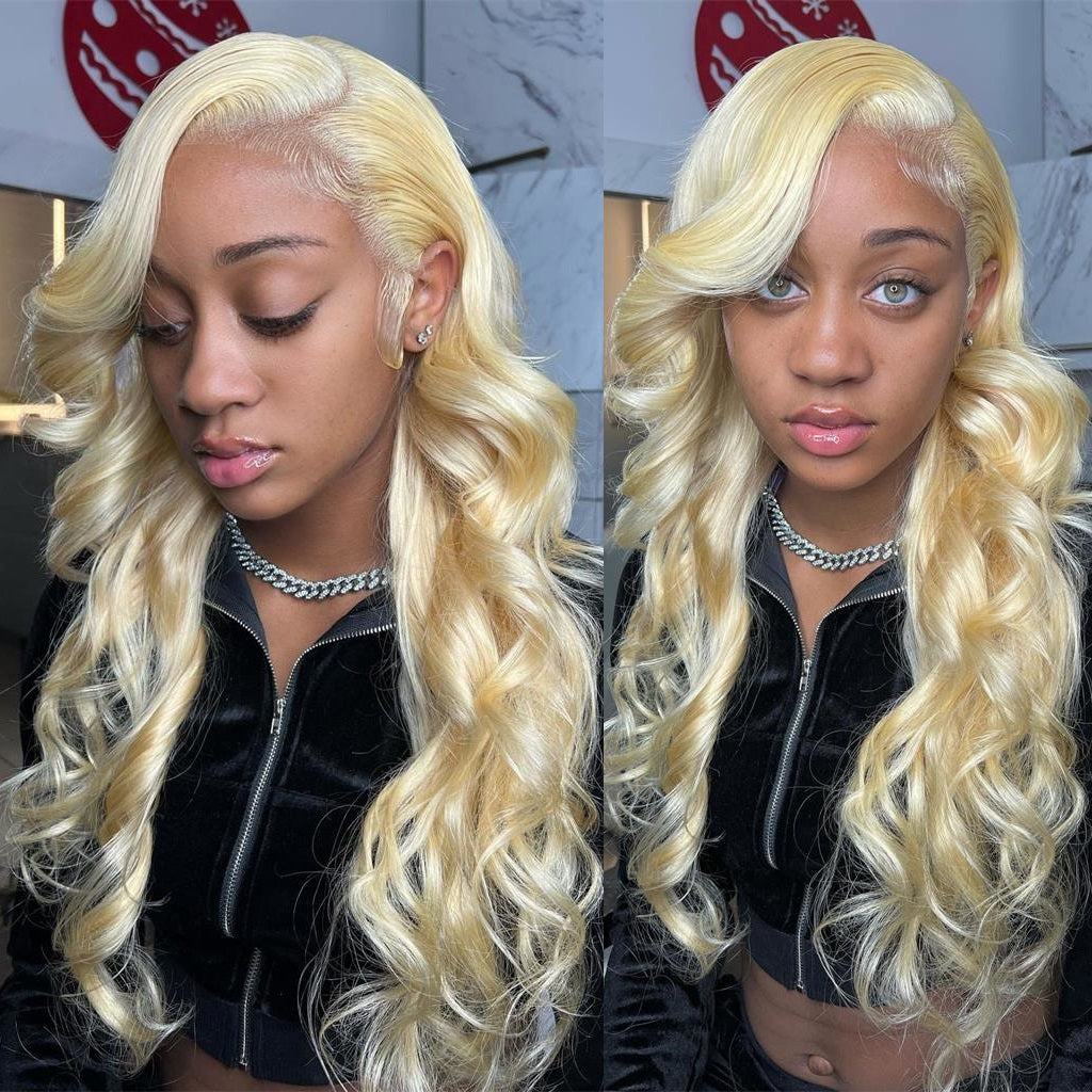 Bosun Hair Body Wave 613 Blonde 3 Bundles With 13*4 13*6 HD Lace Frontal Deal