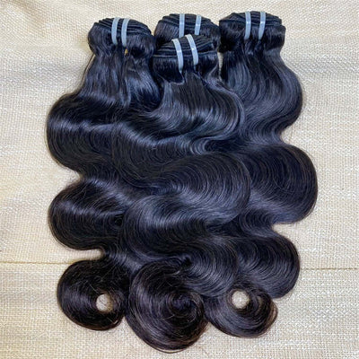 12A Raw Hair Body Wave Hair 3Pcs Human Hair Extensions From One Donor