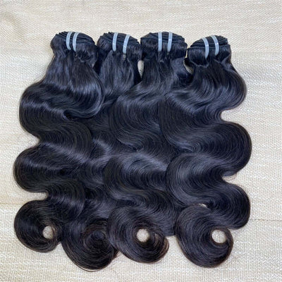 12A Raw Hair Body Wave Hair 3Pcs Human Hair Extensions From One Donor