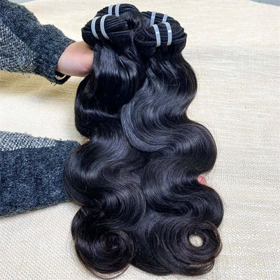 12A Raw Hair Body Wave Hair 3Pcs Human Hair Extensions From One Donor