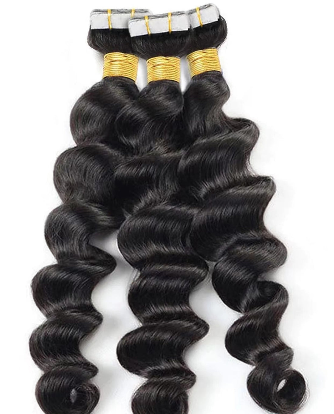 Bosun Hair Loose Wave Tape In Extension Hair 100% Human Hair Pu Tape Ins