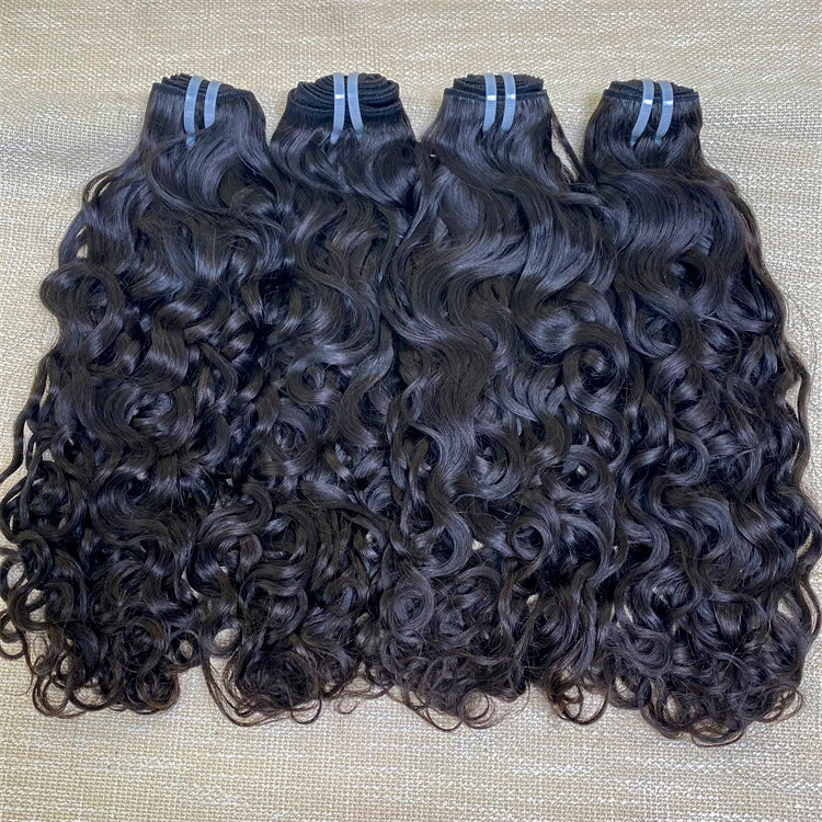 12A Raw Quality Water Wave Hair Unprocessed Hair 3 Bundles Deal