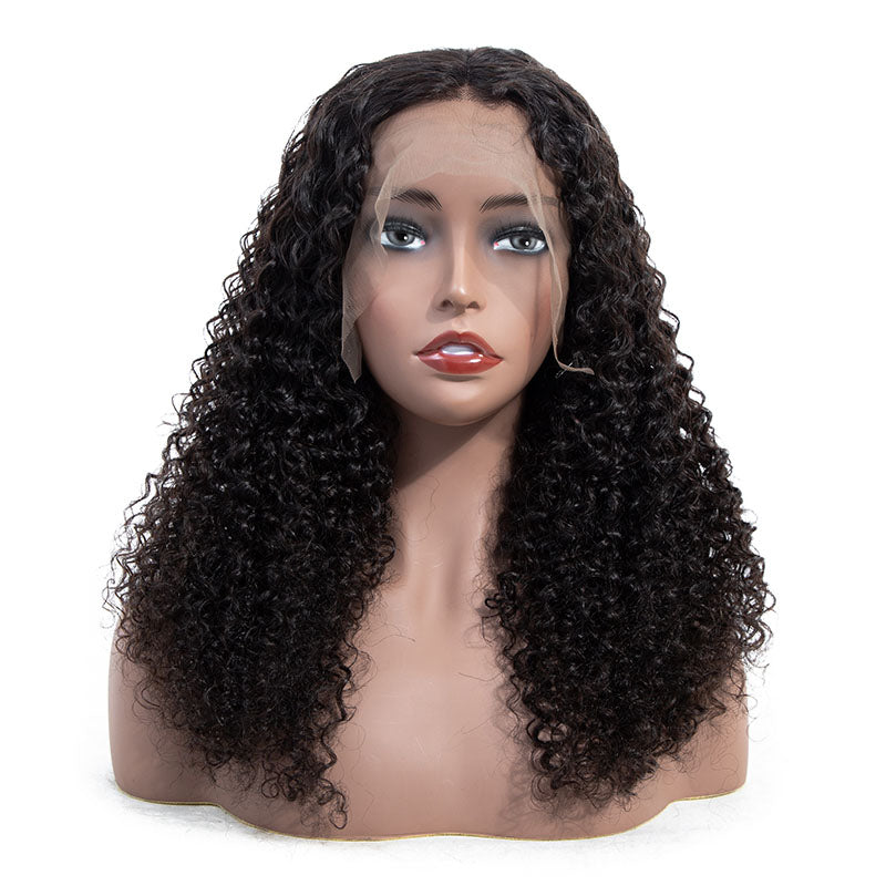 BOSUN HAIR Kinky Curly 360 Lace Wigs 100% Human Virgin Hair 360 Wigs