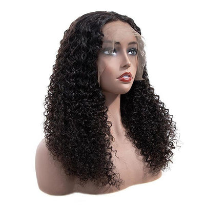 BOSUN HAIR Kinky Curly 360 Lace Wigs 100% Human Virgin Hair 360 Wigs