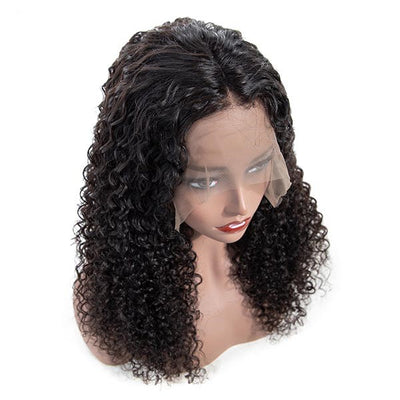 BOSUN HAIR Kinky Curly 360 Lace Wigs 100% Human Virgin Hair 360 Wigs