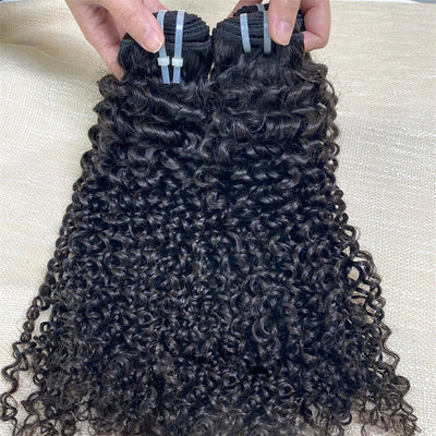 12A Raw Quality Curly Hair Unprocessed Hair 3 Bundles Deal