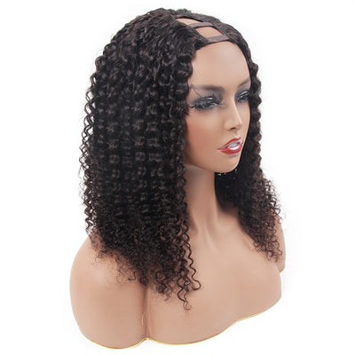 BOSUN HAIR New Arrival Upart Wig Natural Black Kinky Curly Wigs