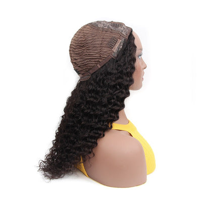 BOSUN HAIR New Arrival Upart Wig Natural Black Deep Wave Wigs