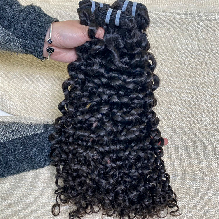 12A Raw Quality Jerry Curly Hair Unprocessed Hair 3 Bundles Deal