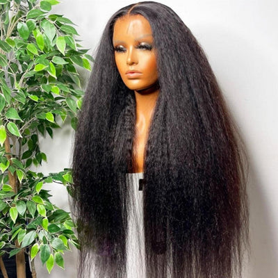 Kinky Straight HD Lace Wig Human Hair Wigs Bosun Hair