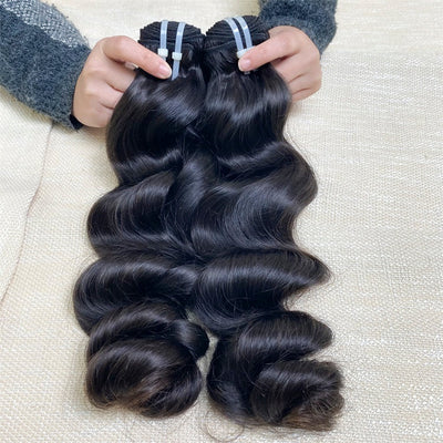 12A Raw Quality Loose Wave Hair Unprocessed Hair 3 Bundles Deal