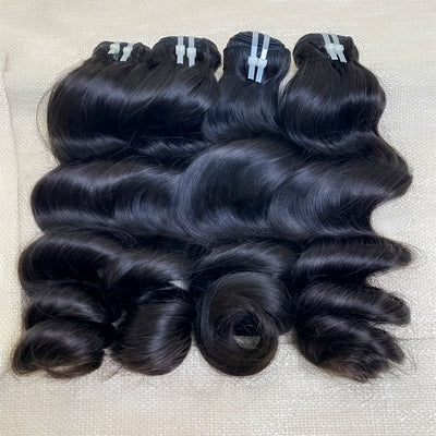 12A Raw Quality Loose Wave Hair Unprocessed Hair 3 Bundles Deal