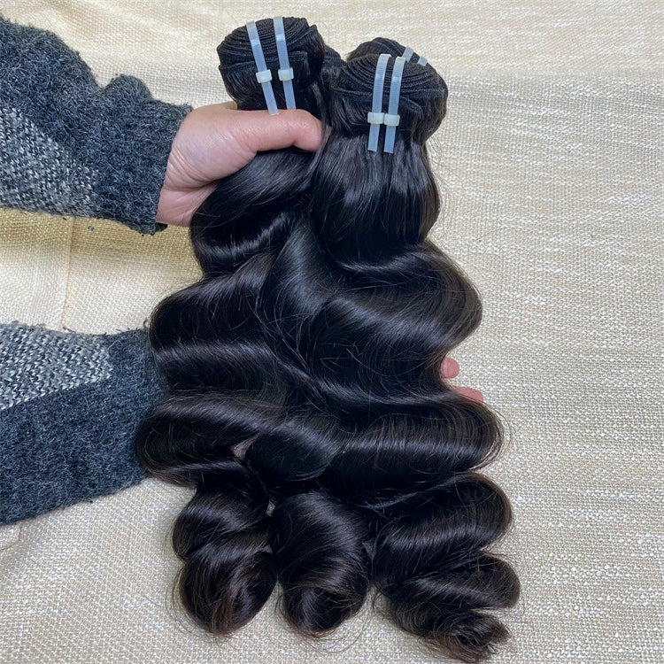 12A Raw Quality Loose Wave Hair Unprocessed Hair 3 Bundles Deal