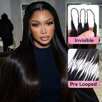 Bosun Hair Straight Crochet Hair Natural Black Human Hair Extension