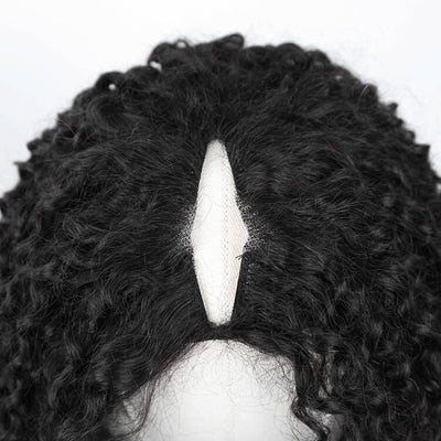 V Part/Thin Part Water Wave Wig Unprocessed Human Hair Glueless Wigs For Beginner