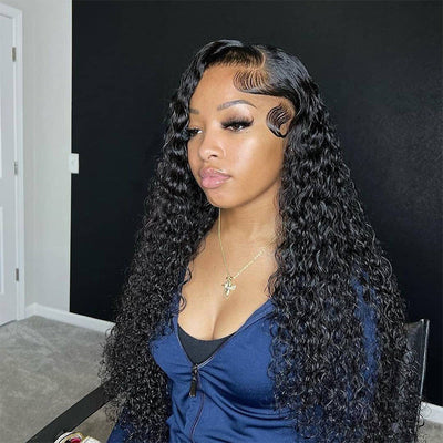 Bosun Hair 13x4 13x6 HD Transparent Lace Front Human Hair Wigs Water Wave Frontal Wigs