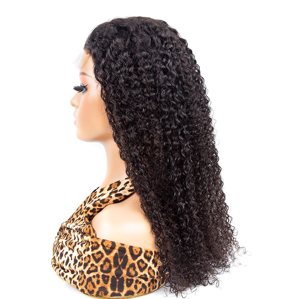 Bosun Hair 200% Density 4×4 5x5 HD Lace Closure Wig Curly