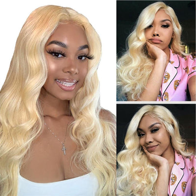 Bosun Hair Blonde Human Hair Wigs Body Wave Hair 13x4 613 Lace Front Wig