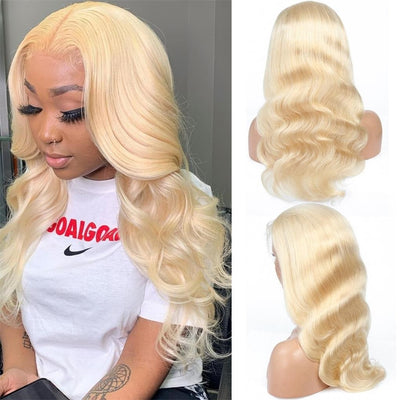 Bosun Hair Blonde Human Hair Wigs Body Wave Hair 13x4 613 Lace Front Wig