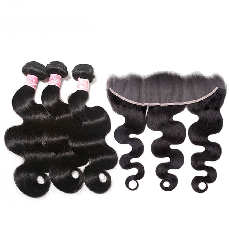 Bosun 9A 3 Bundle Body Wave Hair With 13×4 HD 13x6 HD Lace Frontal