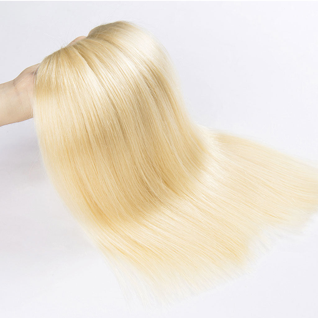 Bosun Hair Straight 613 Blonde Bundles With Lace Closure Deal