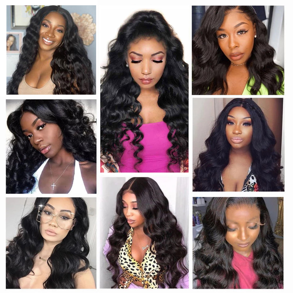 Bosun Hair Body Wave 5 Bundles Natural Black Color 100% Human Hair