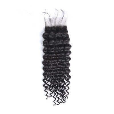 Bosun Hair Deep Wave Hair 4x4 5x5 HD Closure