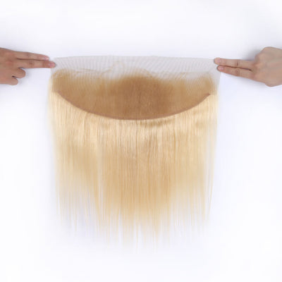 Bosun Hair 613 Top Quality Blonde Straight Lace Frontal