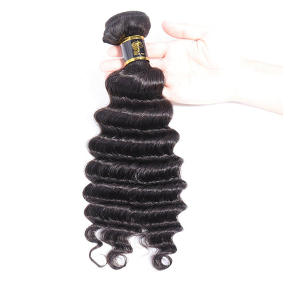 Bosun 4 Bundles Loose Deep Human Hair Bundles Unprocessed Hair Weaves