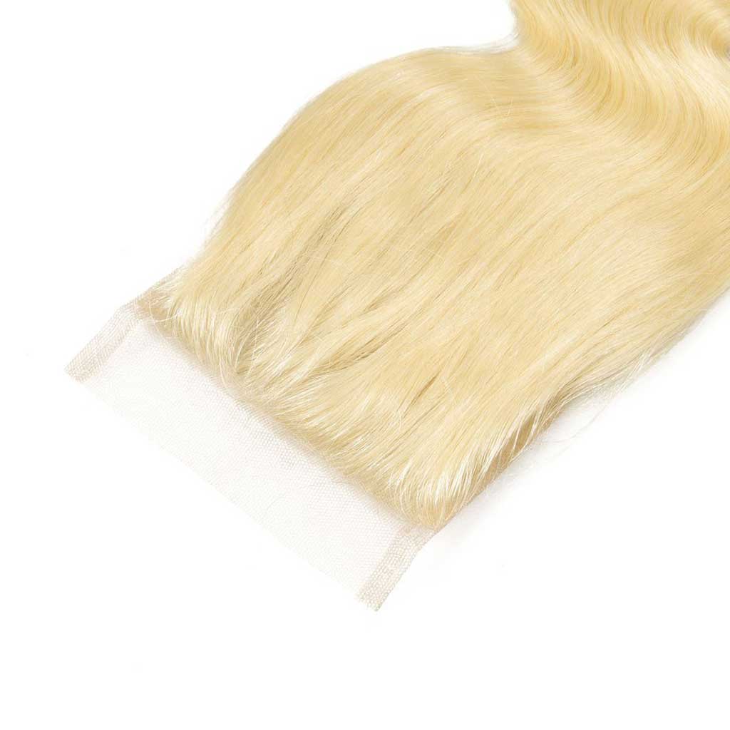 Bosun Hair 613 Top Quality Blonde Body Wave Lace Closure