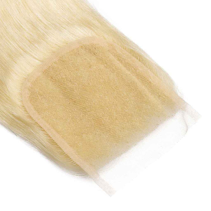 Bosun Hair 613 Top Quality Blonde Straight Lace Closure