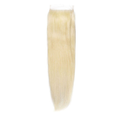 Bosun Hair 613 Top Quality Blonde Straight Lace Closure