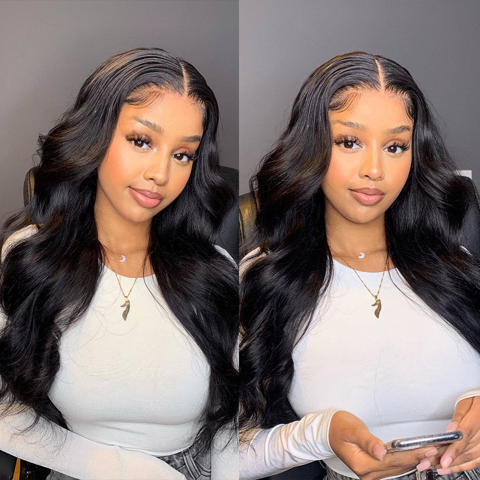 Bosun Hair 4x4 5x5 6x6 Transparent HD Body Wave Closure Wig Virgin Human Hair Wigs