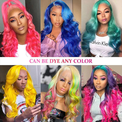 Bosun Hair Blonde Human Hair Wigs Body Wave Hair 13x4 613 Lace Front Wig