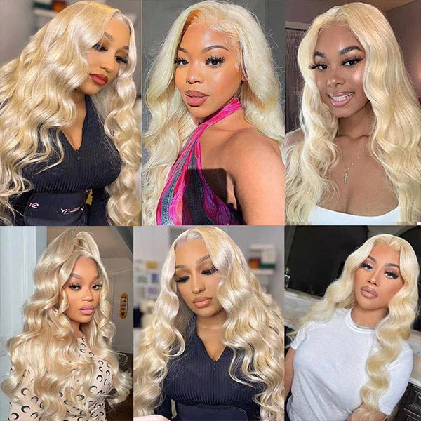 Bosun Hair Blonde Human Hair Wigs Body Wave Hair 13x4 613 Lace Front Wig