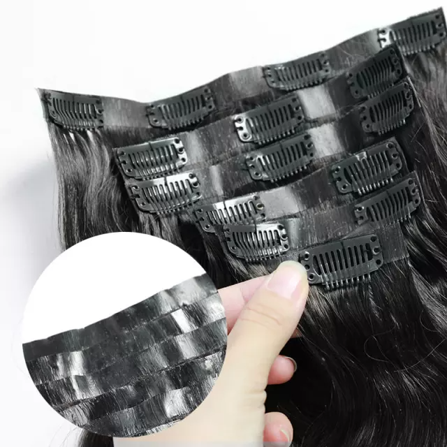 Bosun Hair New Arrivals Seamless Body Wave Clip-In Hair Extensions 7Pcs/Set