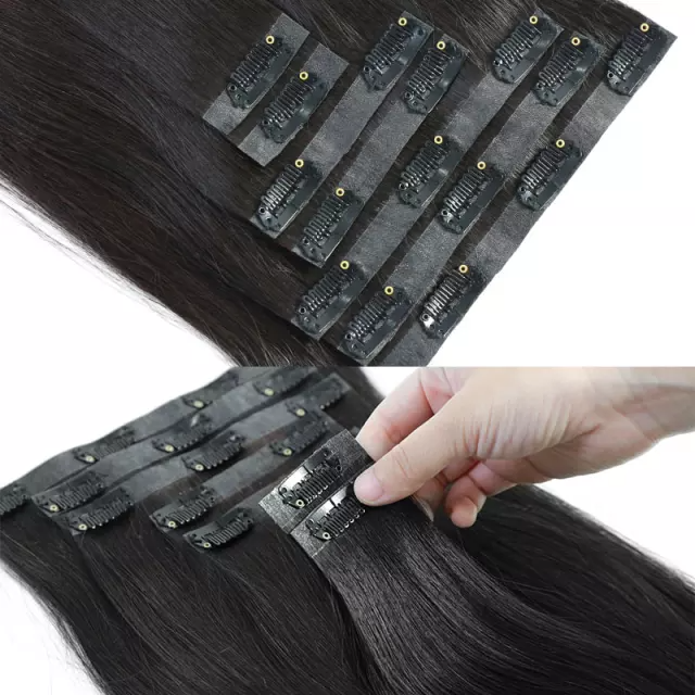 Bosun Hair New Arrivals Seamless Straight Clip-In Hair Extensions 7Pcs/Set