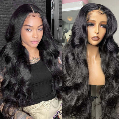 Bosun Hair Wear & Go Body Wave Lace Front Wigs Pre Cut HD Lace Glueless Wig Natural Hairline Beginner Friendly